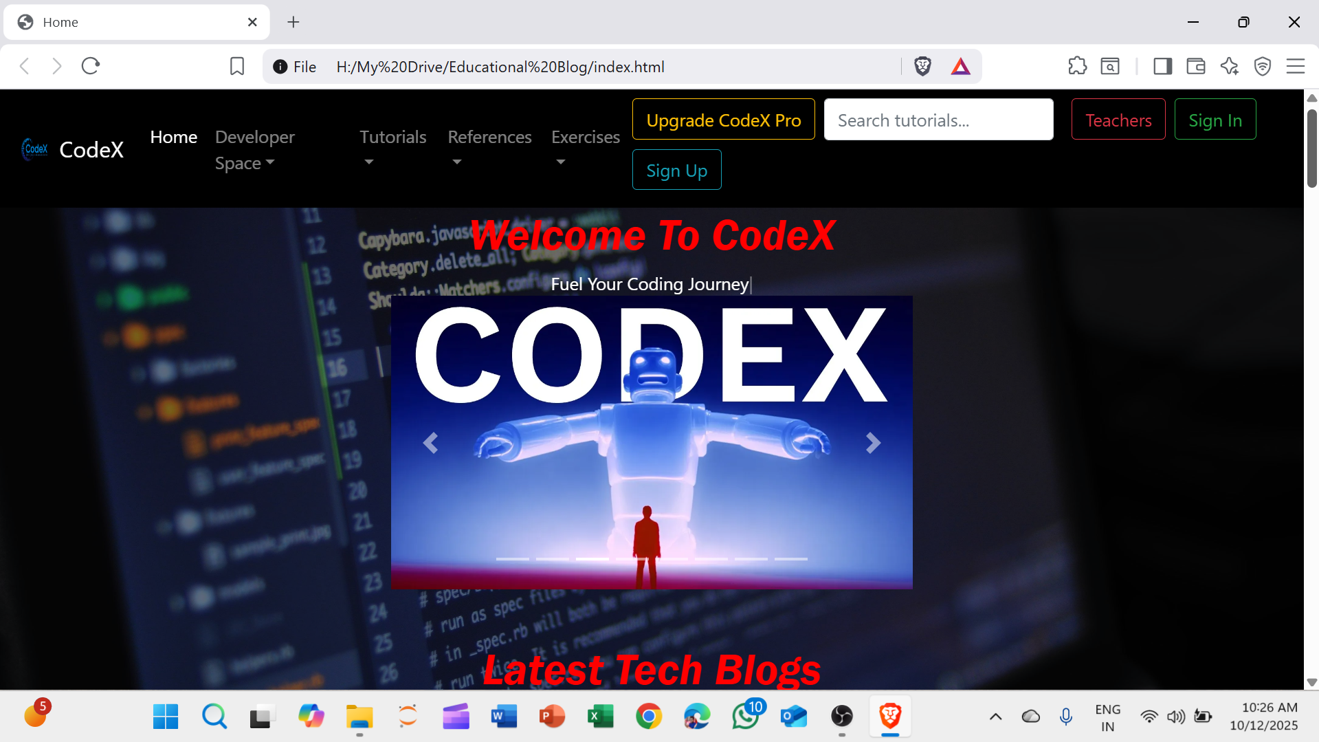 Educational Blog - Codex